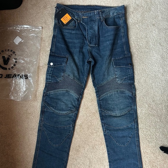 NWT Womens Volero Motorcycle Jeans size S/M - Picture 1 of 14